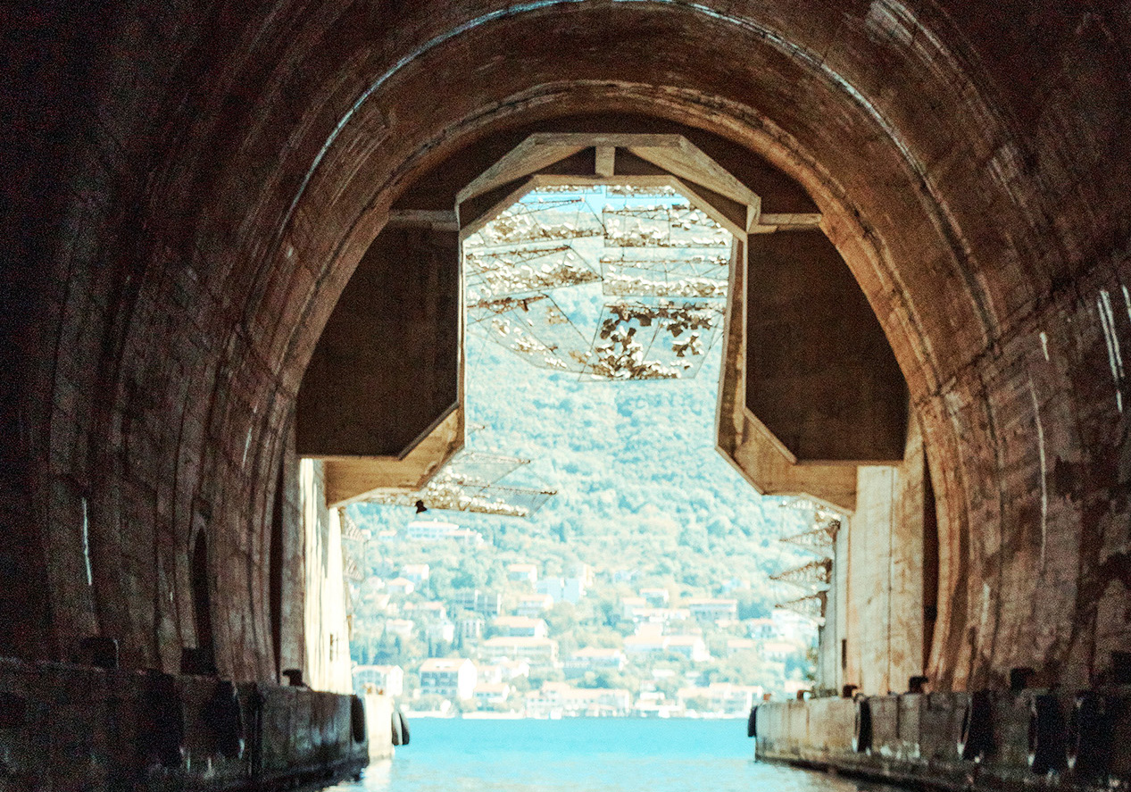 Hidden Submarine Tunnel in Boka Bay