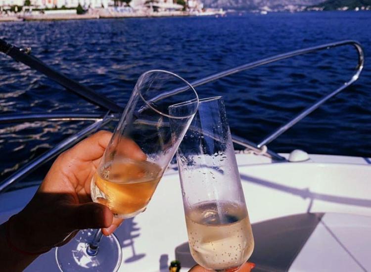 Celebrating Love on a Boat Tour in Kotor Bay